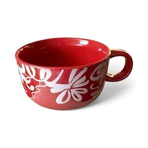 Starbucks 2023 Red Floral Ceramic Mug